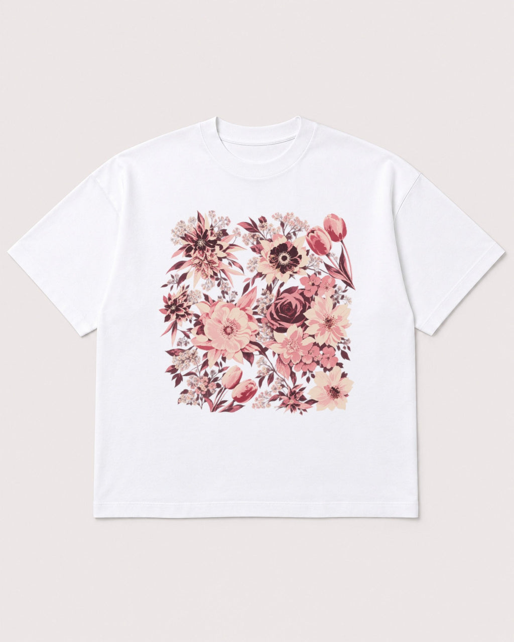Mockup Boxy Heavyweight Tee White product