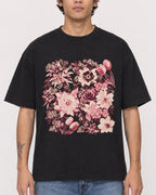Mockup Boxy Heavyweight Tee Black male close-up 06