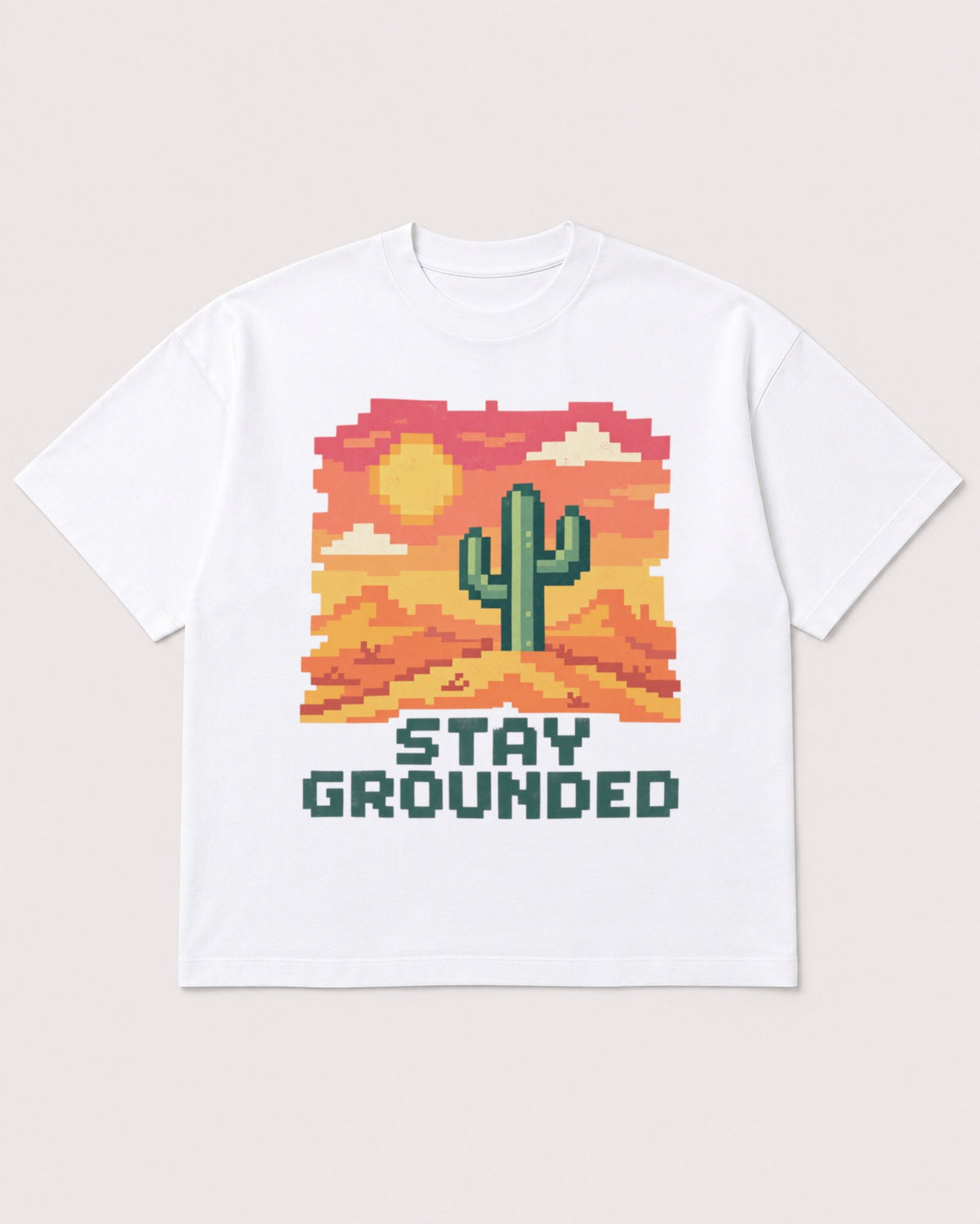 Mockup Boxy Heavyweight Tee White product