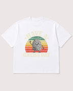 Mockup Boxy Heavyweight Tee White product