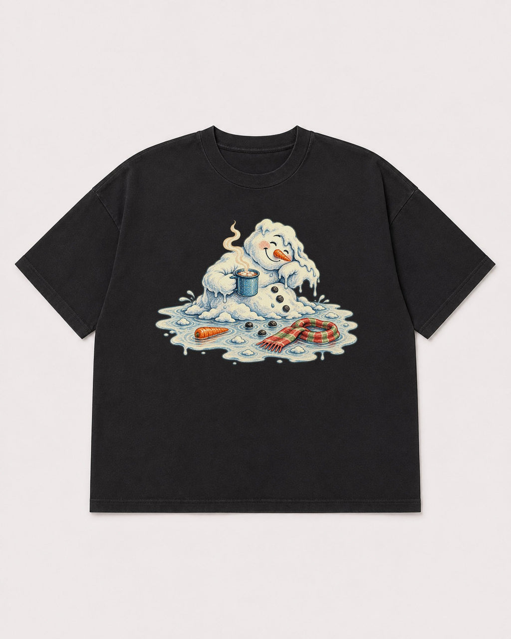 Mockup Boxy Heavyweight Tee Black product