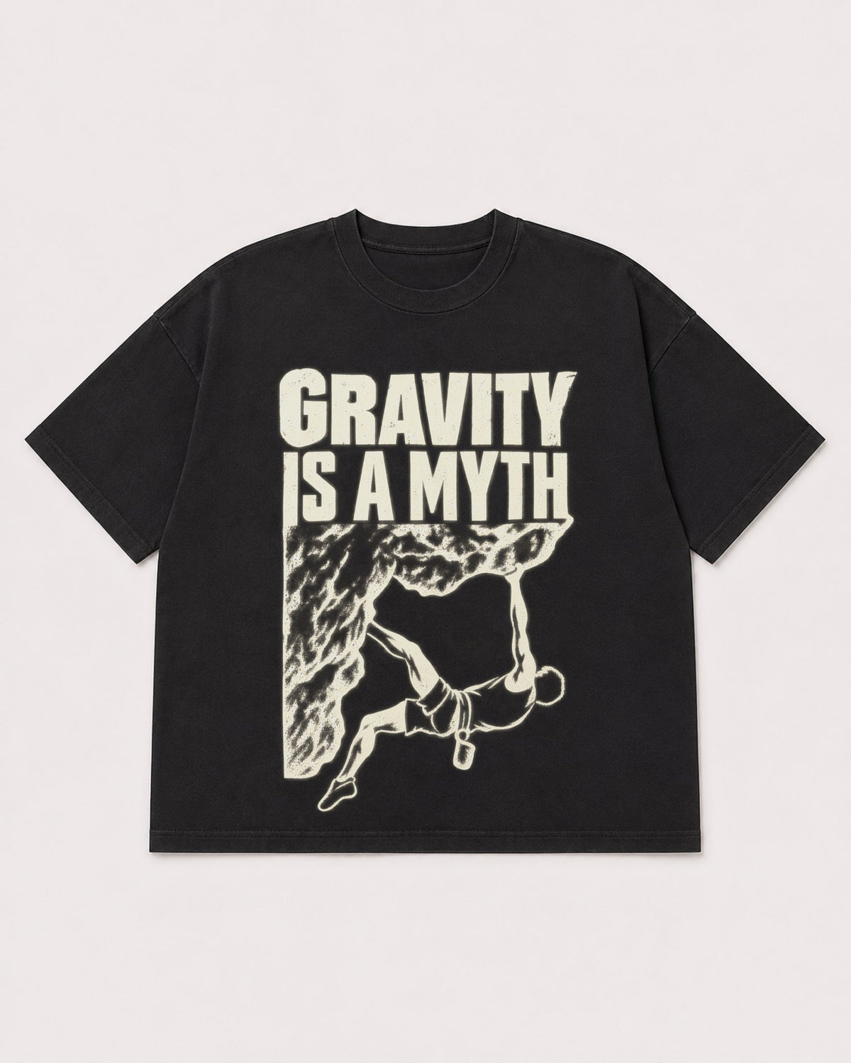 Mockup Boxy Heavyweight Tee Black product