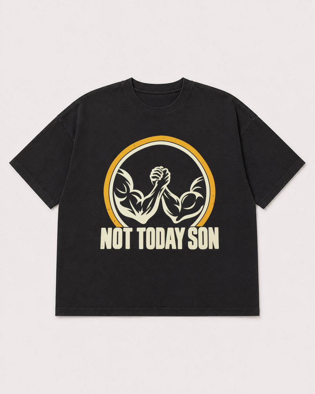 Mockup Boxy Heavyweight Tee Black product