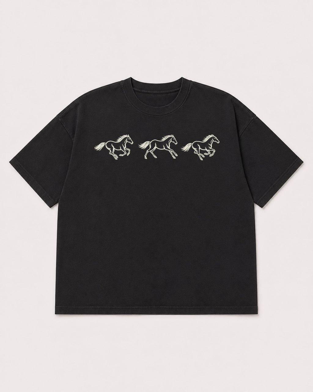 Mockup Boxy Heavyweight Tee Black product
