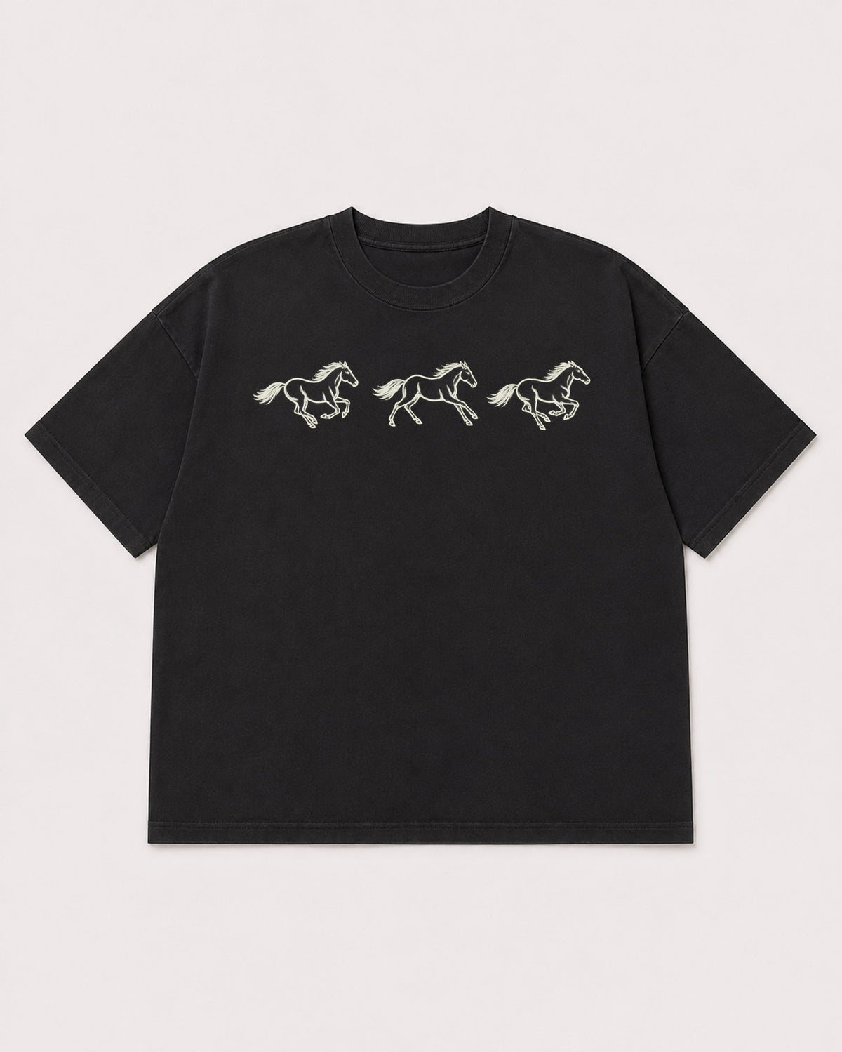 Mockup Boxy Heavyweight Tee Black product
