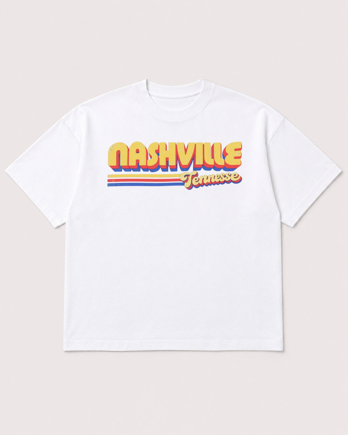 Mockup Boxy Heavyweight Tee White product