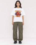 Mockup Boxy Heavyweight Tee White female full-body 02