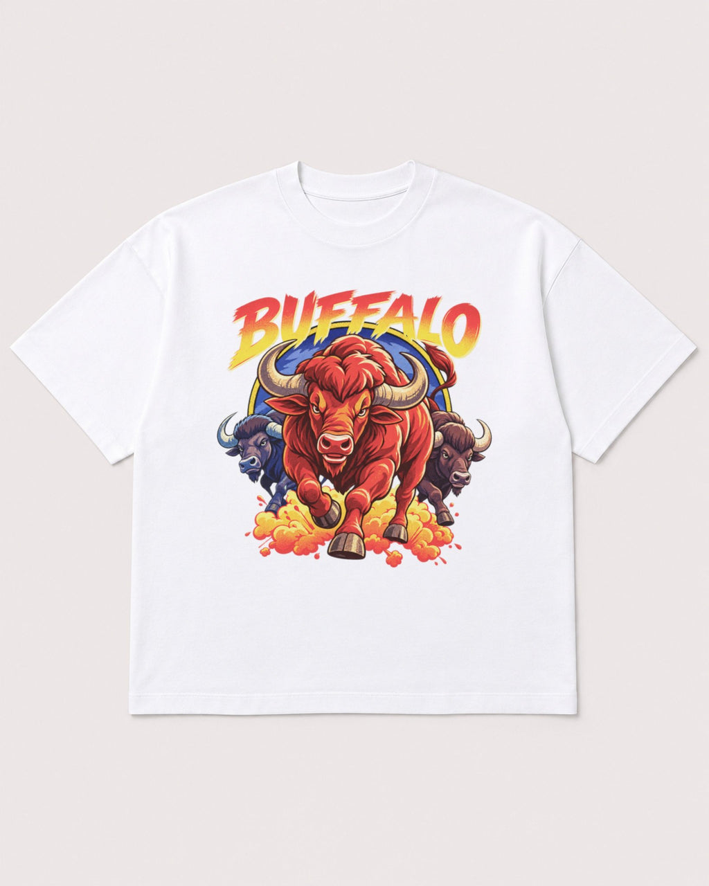 Mockup Boxy Heavyweight Tee White product