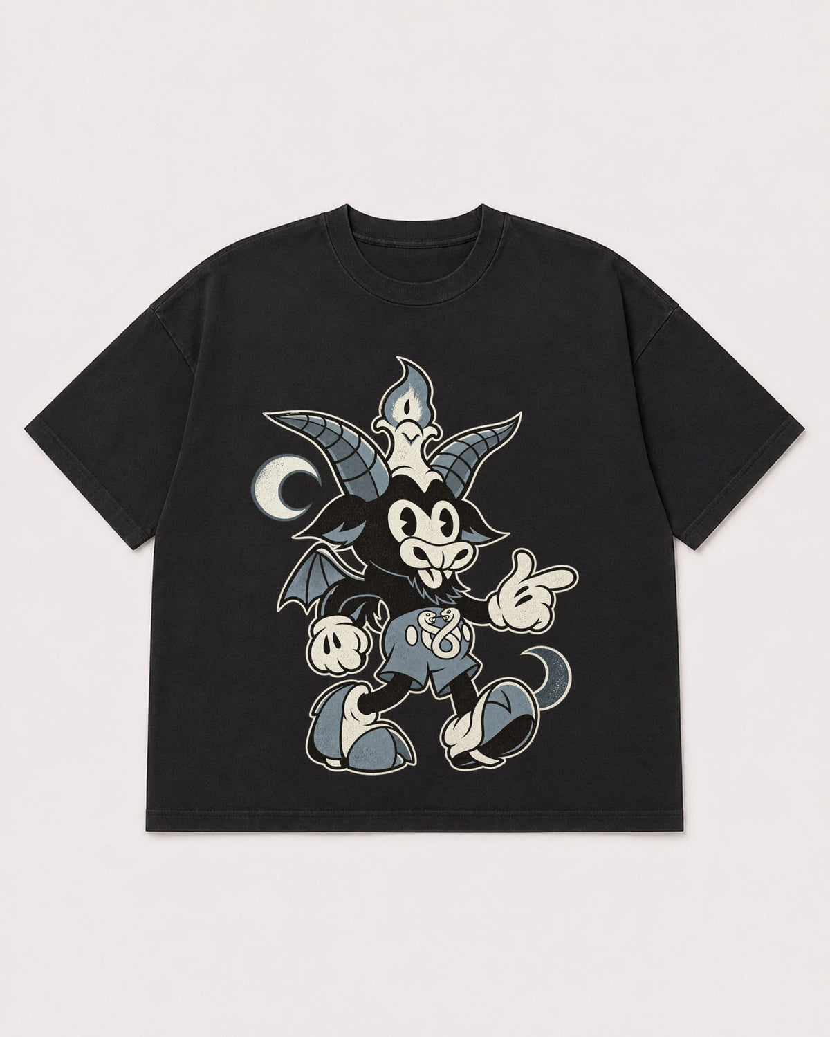 Mockup Boxy Heavyweight Tee Black product