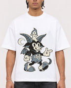 Mockup Boxy Heavyweight Tee White male close-up 40