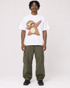 Mockup Boxy Heavyweight Tee White male full-body 04