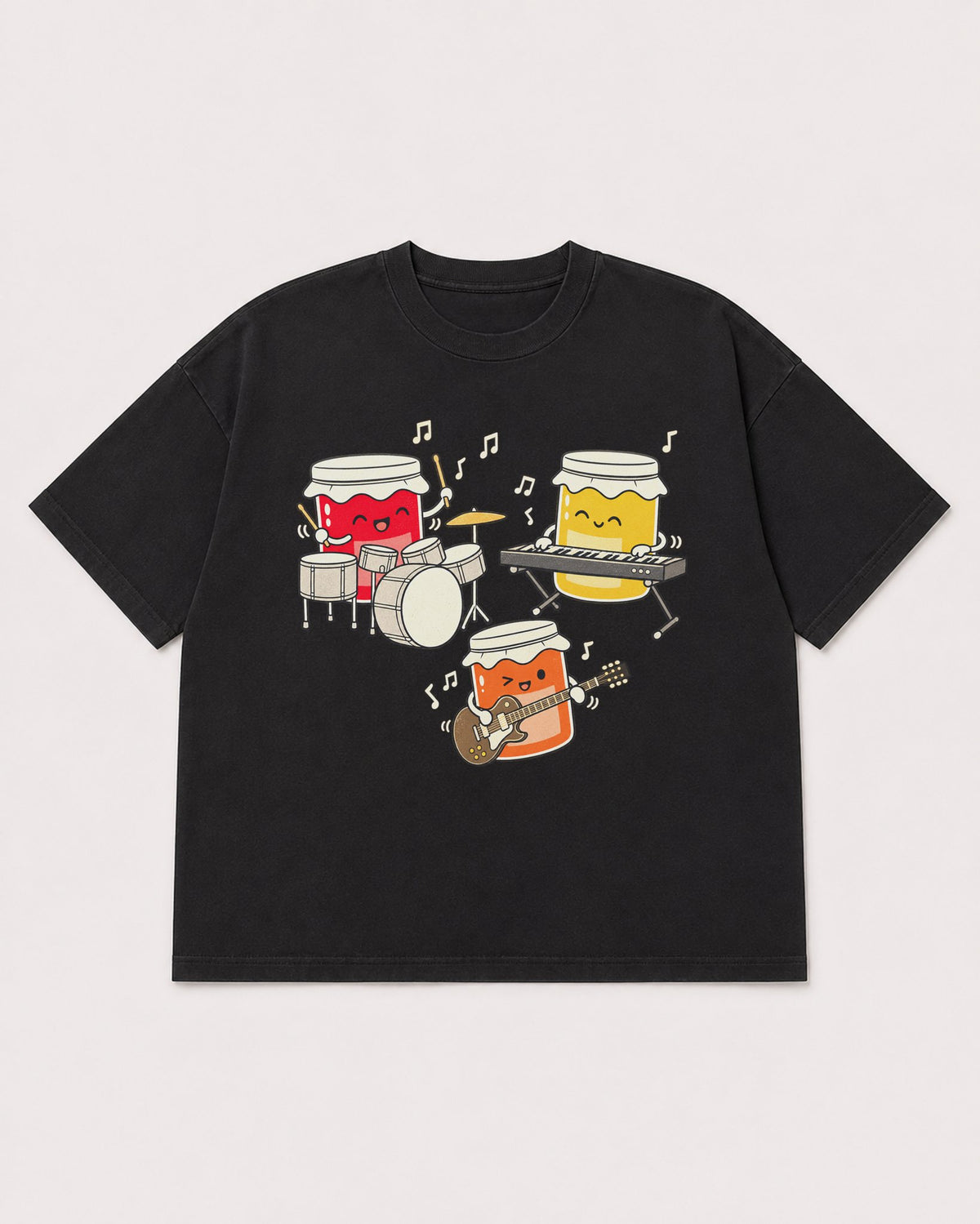 Mockup Boxy Heavyweight Tee Black product