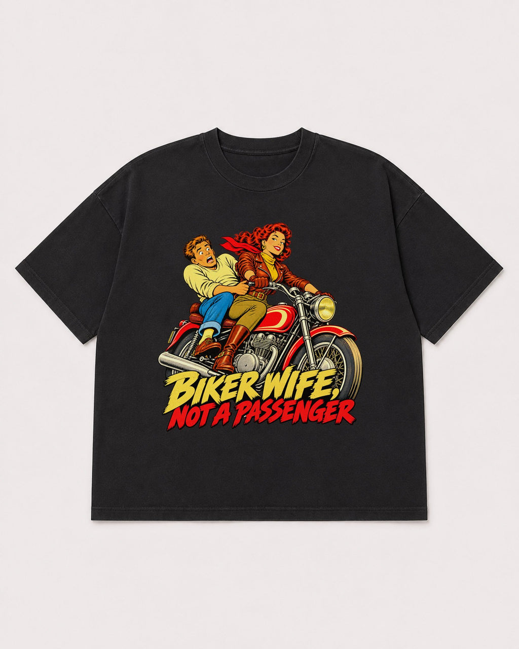 Mockup Boxy Heavyweight Tee Black product