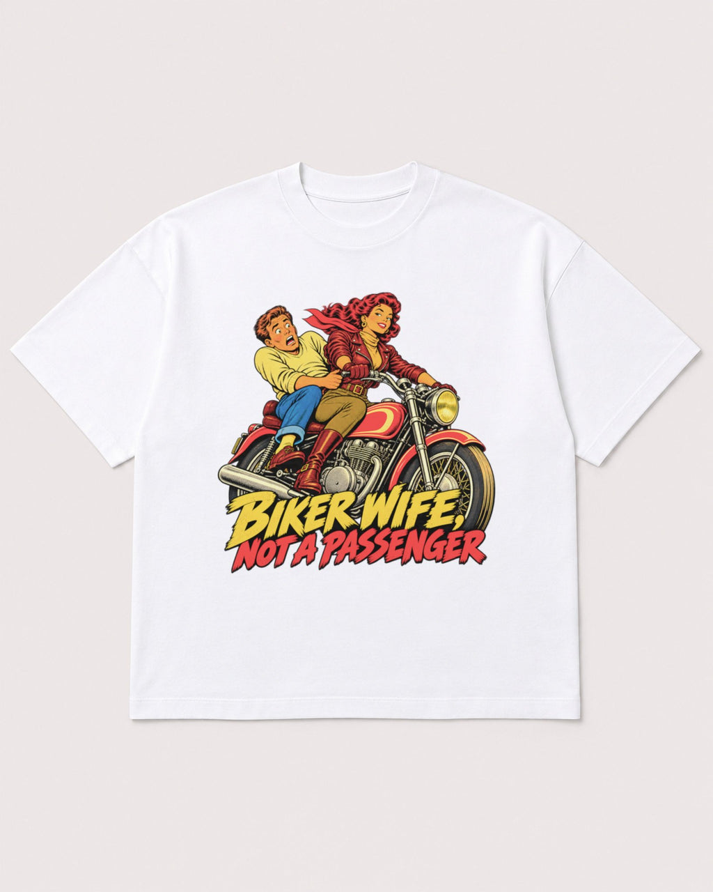 Mockup Boxy Heavyweight Tee White product