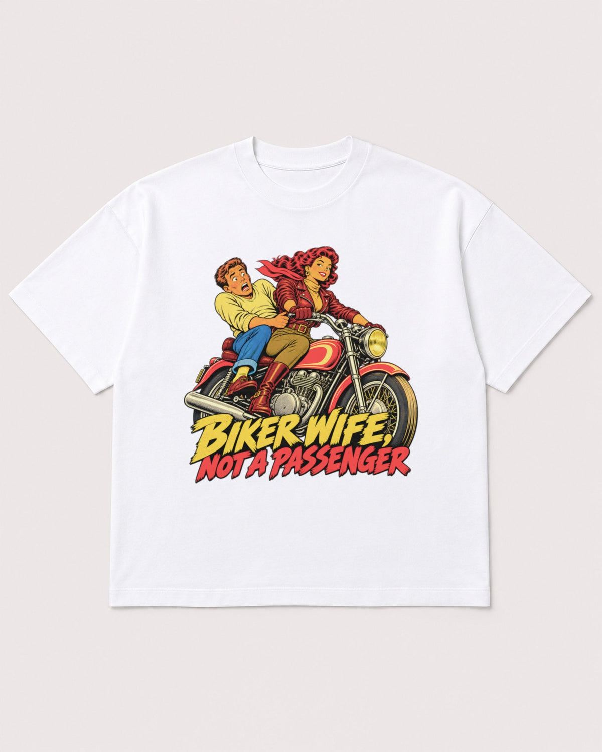 Mockup Boxy Heavyweight Tee White product