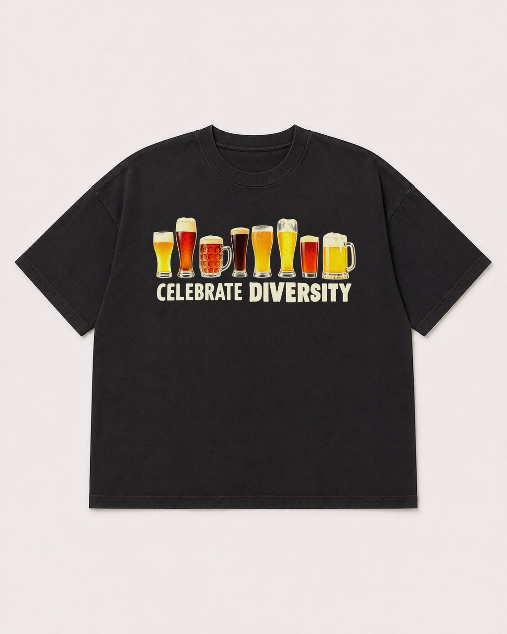 Mockup Boxy Heavyweight Tee Black product