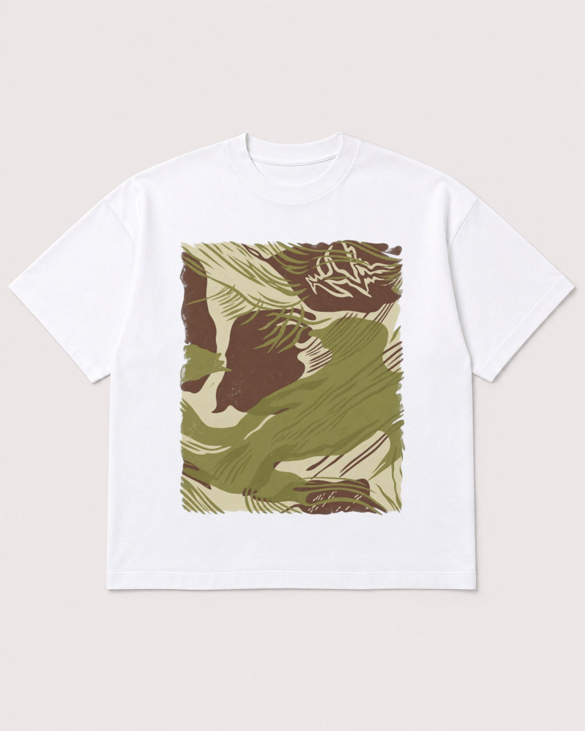 Mockup Boxy Heavyweight Tee White product