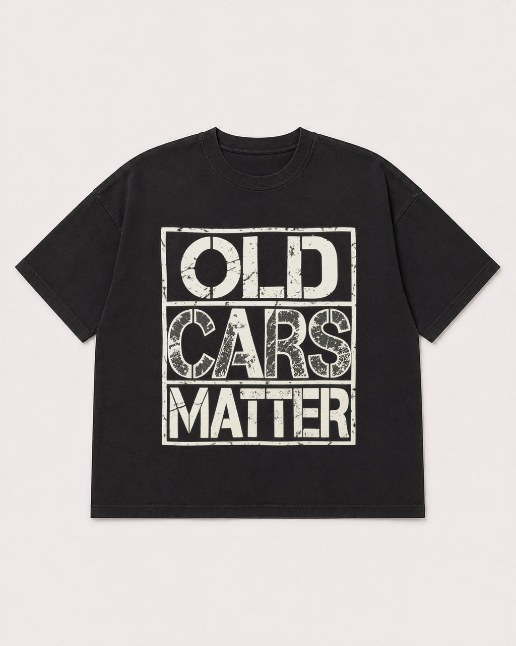 Mockup Boxy Heavyweight Tee Black product