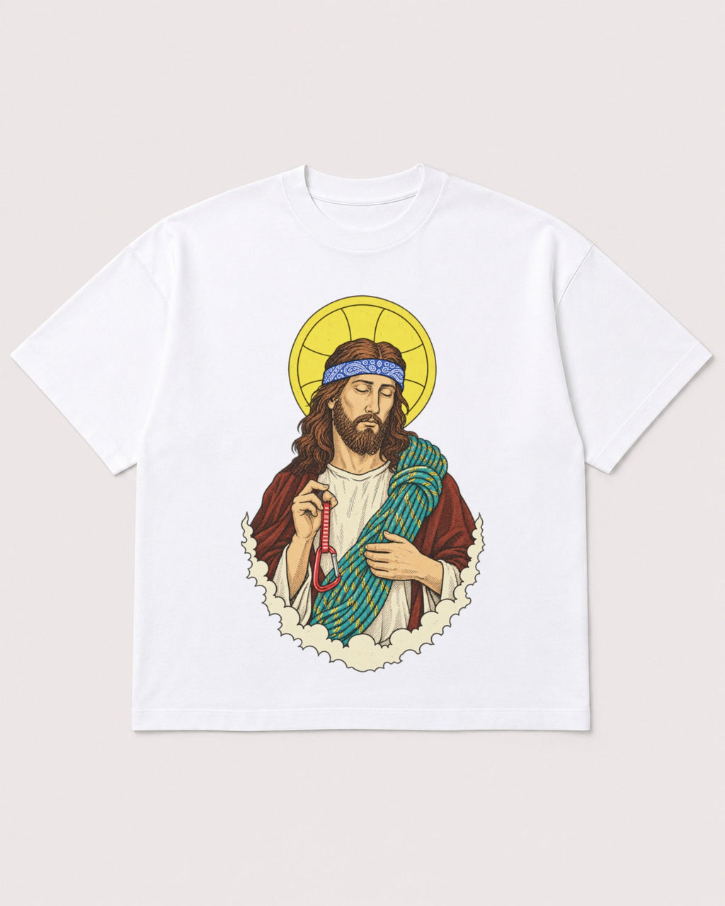Mockup Boxy Heavyweight Tee White product