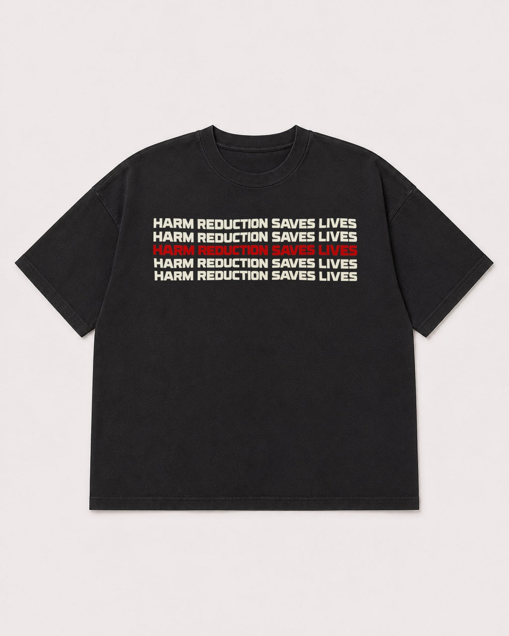 Mockup Boxy Heavyweight Tee Black product