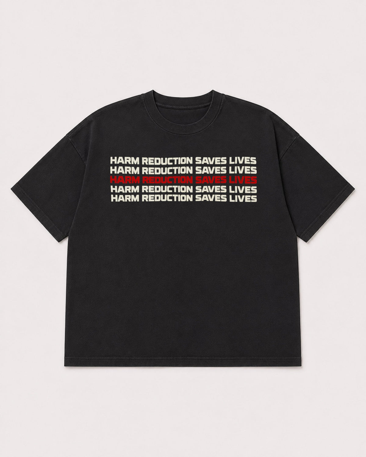 Mockup Boxy Heavyweight Tee Black product