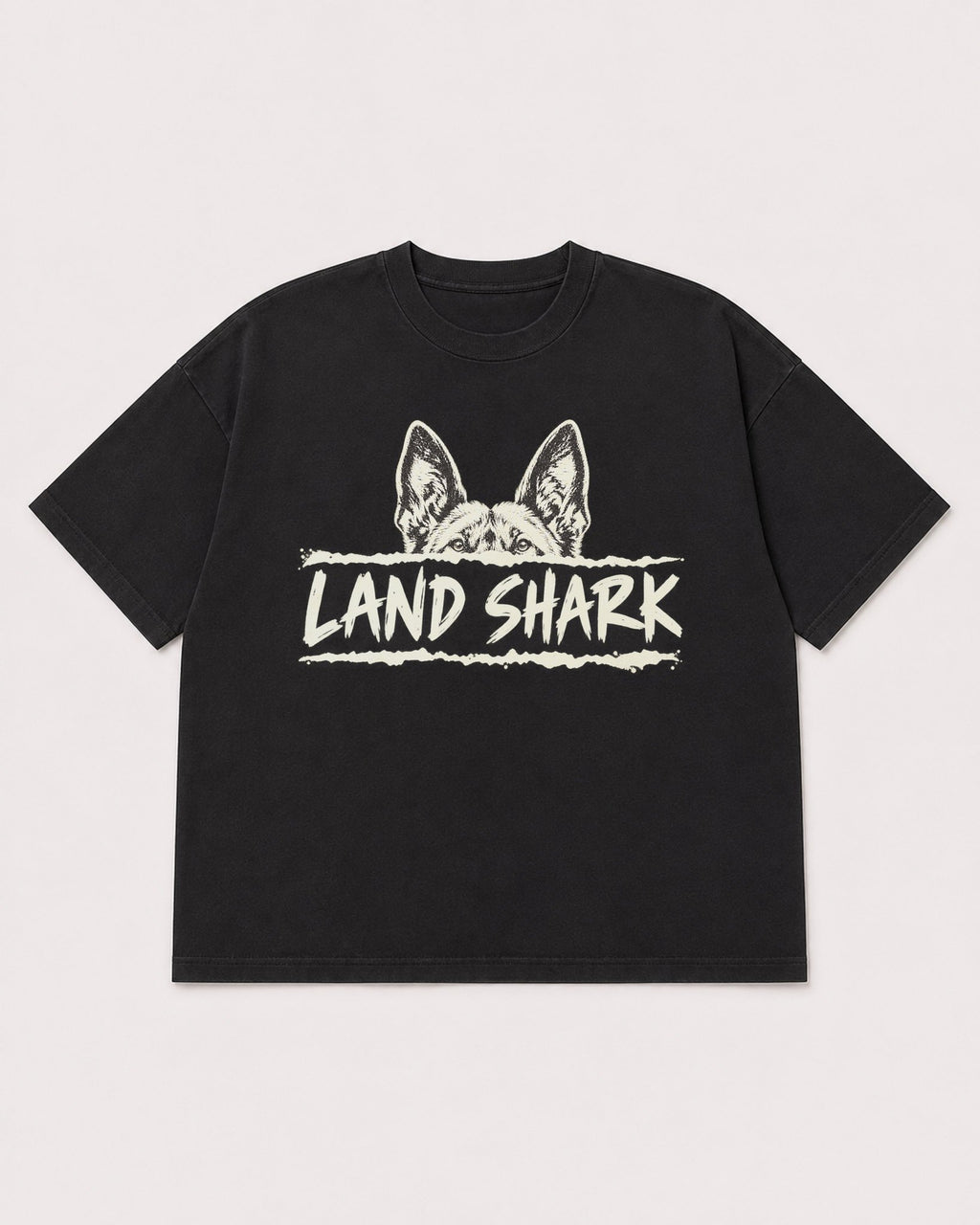Mockup Boxy Heavyweight Tee Black product