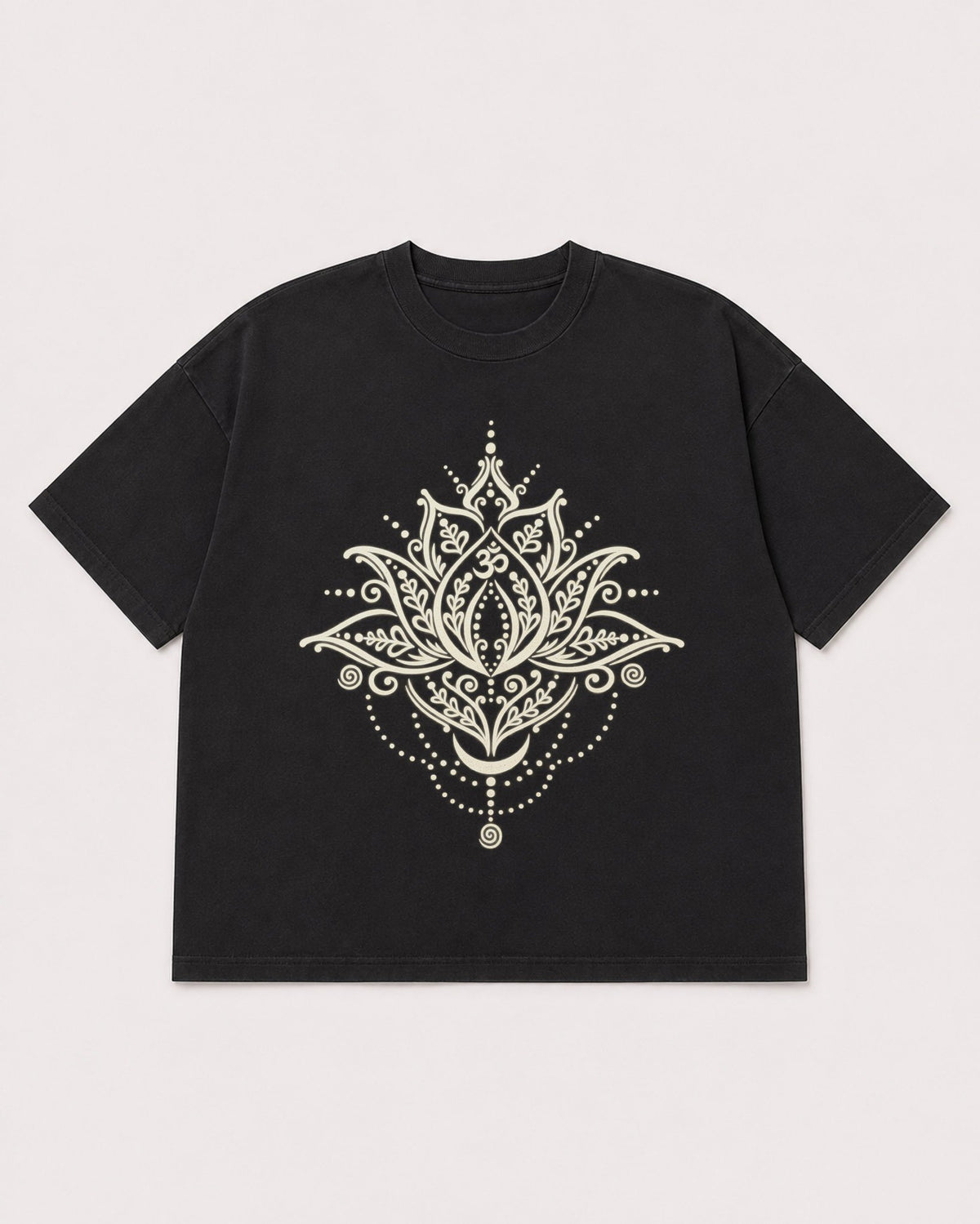 Mockup Boxy Heavyweight Tee Black product