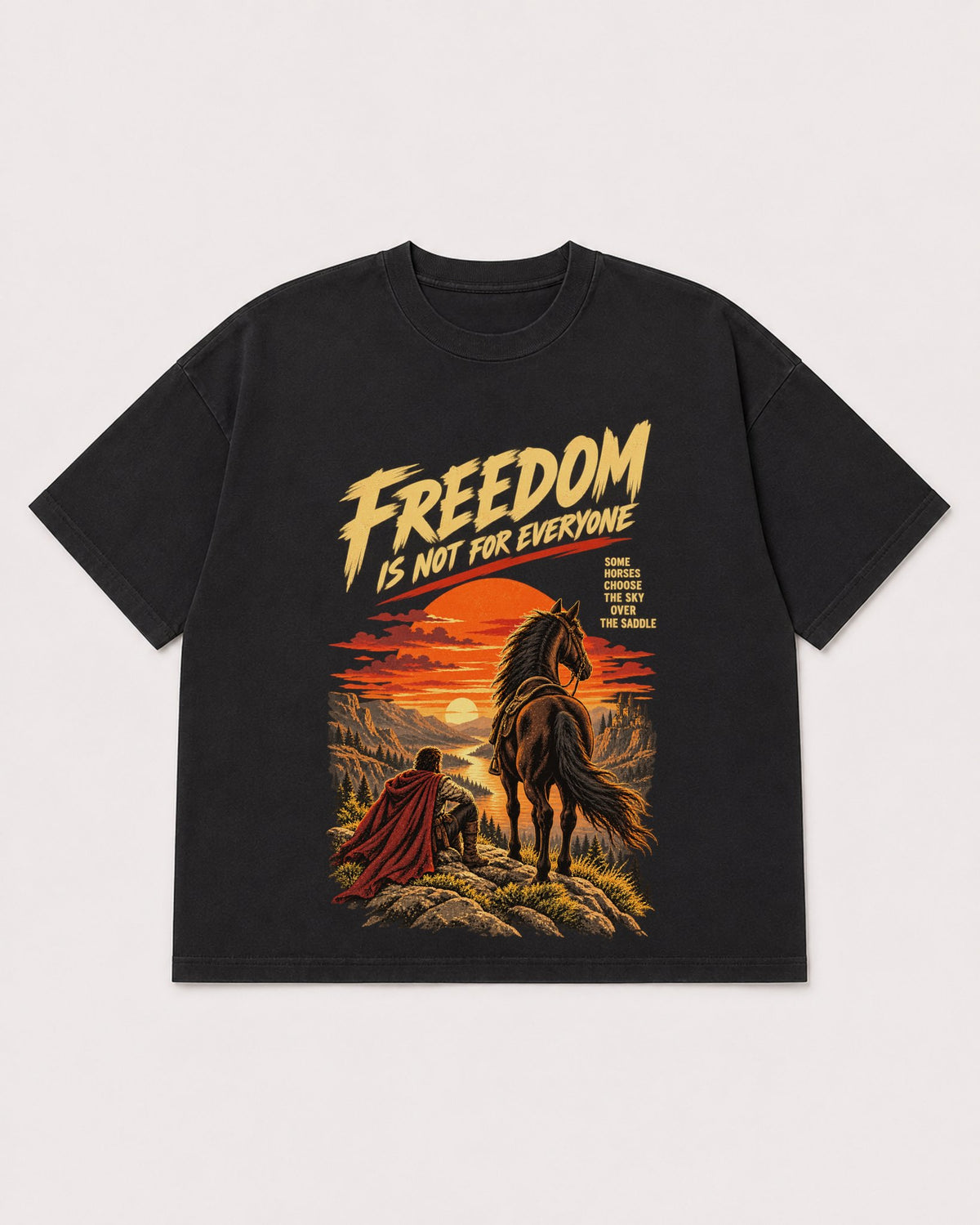 Mockup Boxy Heavyweight Tee Black product
