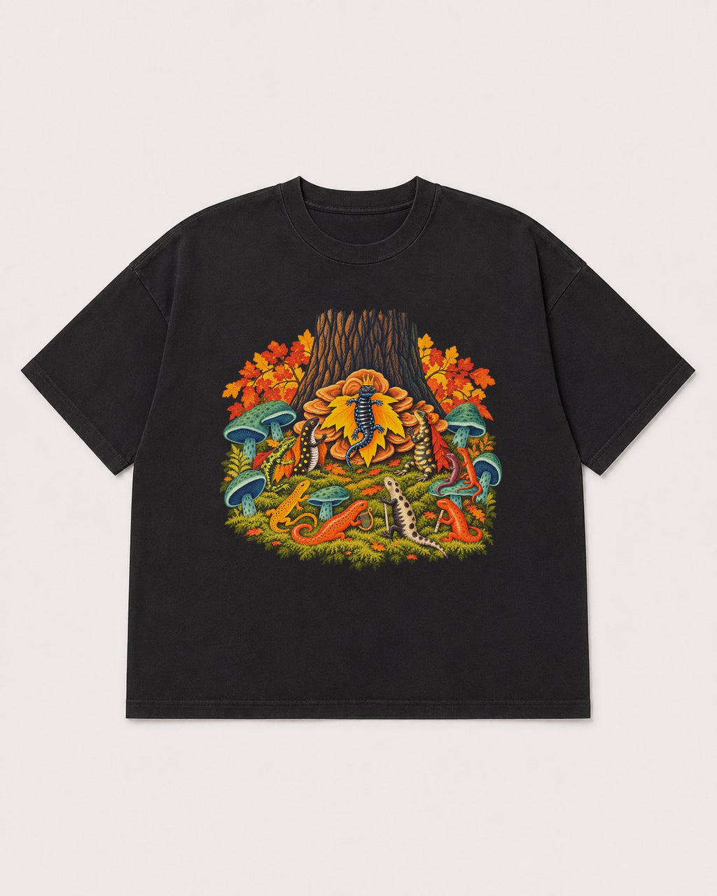 Mockup Boxy Heavyweight Tee Black product