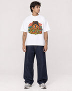 Mockup Boxy Heavyweight Tee White male full-body 06