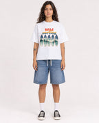 Mockup Boxy Heavyweight Tee White female full-body 06