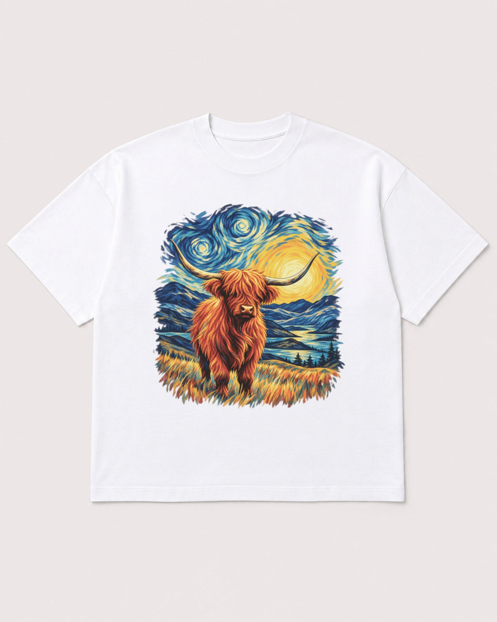 Mockup Boxy Heavyweight Tee White product