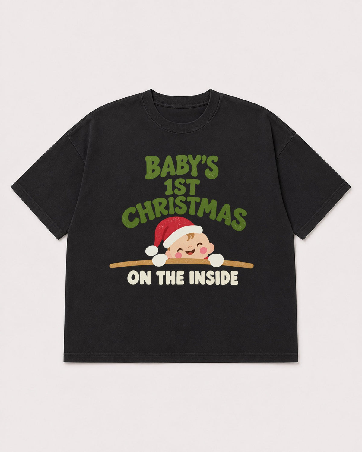 Mockup Boxy Heavyweight Tee Black product
