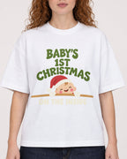 Mockup Boxy Heavyweight Tee White female close-up 09