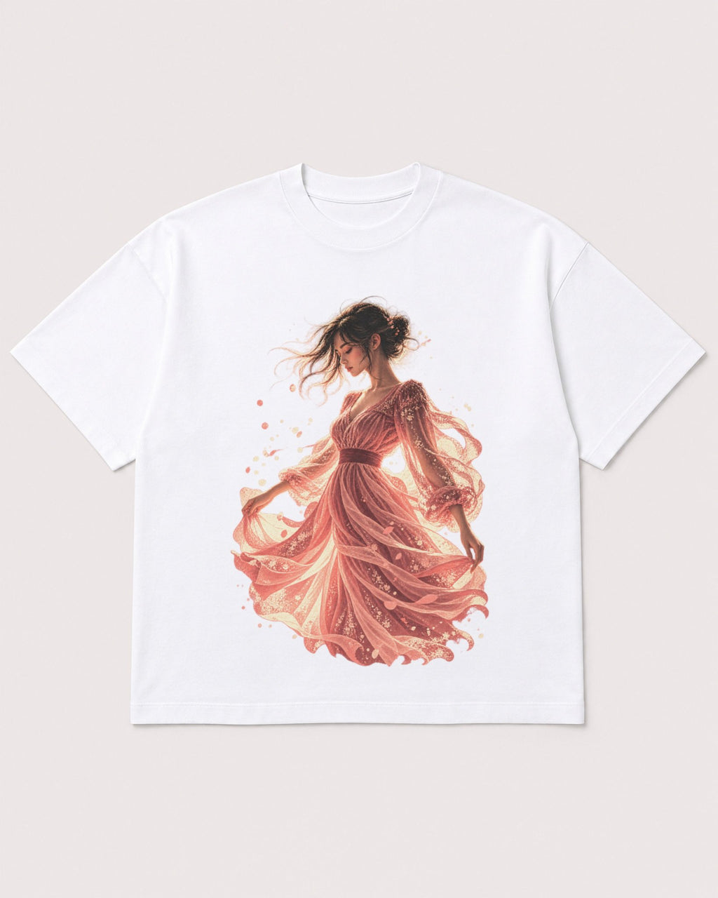 Mockup Boxy Heavyweight Tee White product