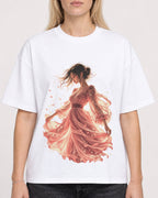 Mockup Boxy Heavyweight Tee White female close-up 08