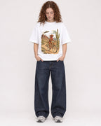 Mockup Boxy Heavyweight Tee White female full-body 09