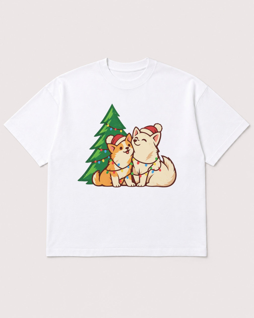 Mockup Boxy Heavyweight Tee White product