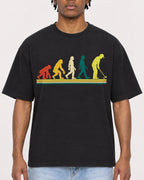 Mockup Boxy Heavyweight Tee Black male close-up 05