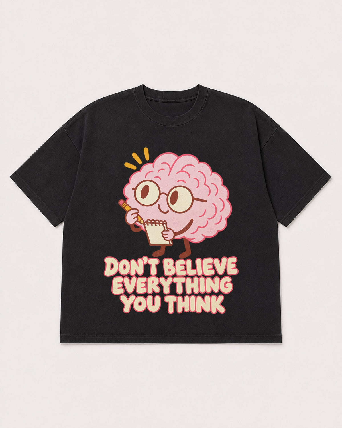 Mockup Boxy Heavyweight Tee Black product