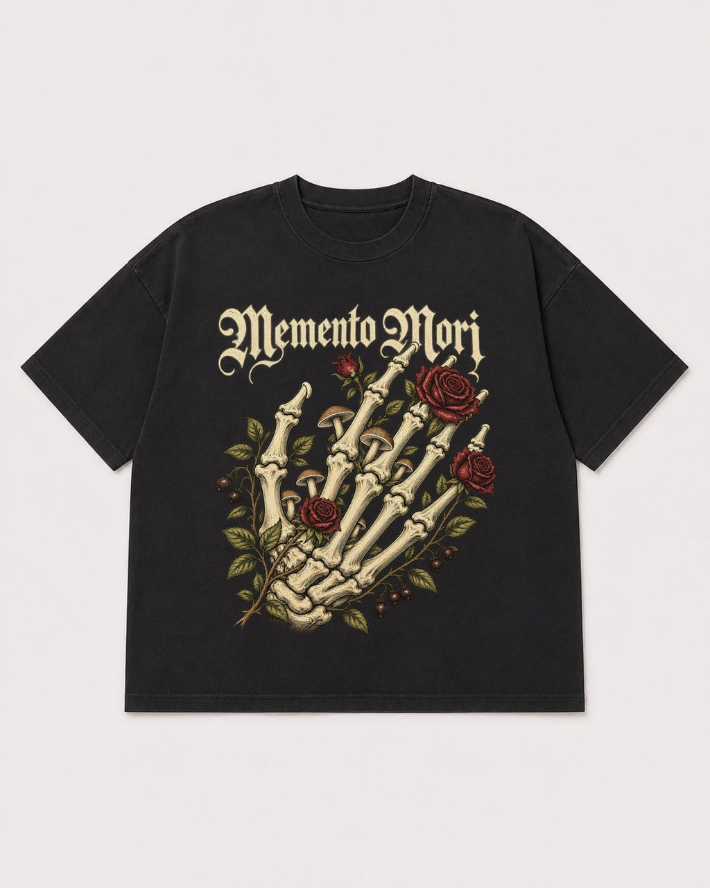 Mockup Boxy Heavyweight Tee Black product