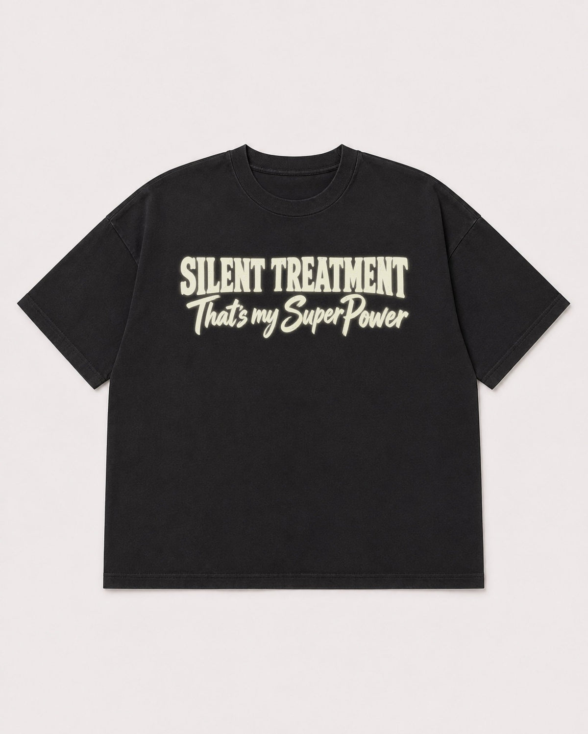 Mockup Boxy Heavyweight Tee Black product
