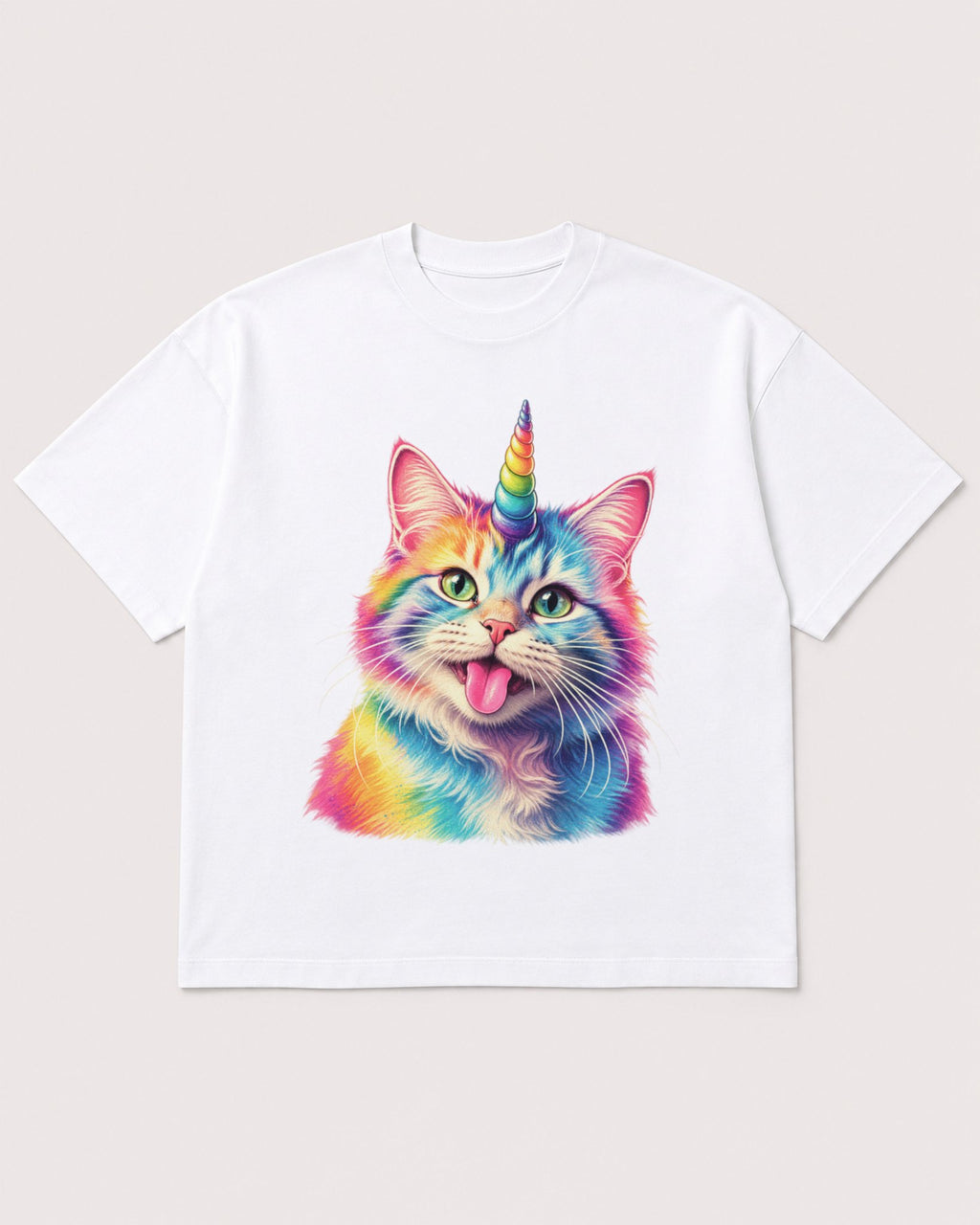 Mockup Boxy Heavyweight Tee White product