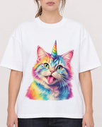 Mockup Boxy Heavyweight Tee White female close-up 29
