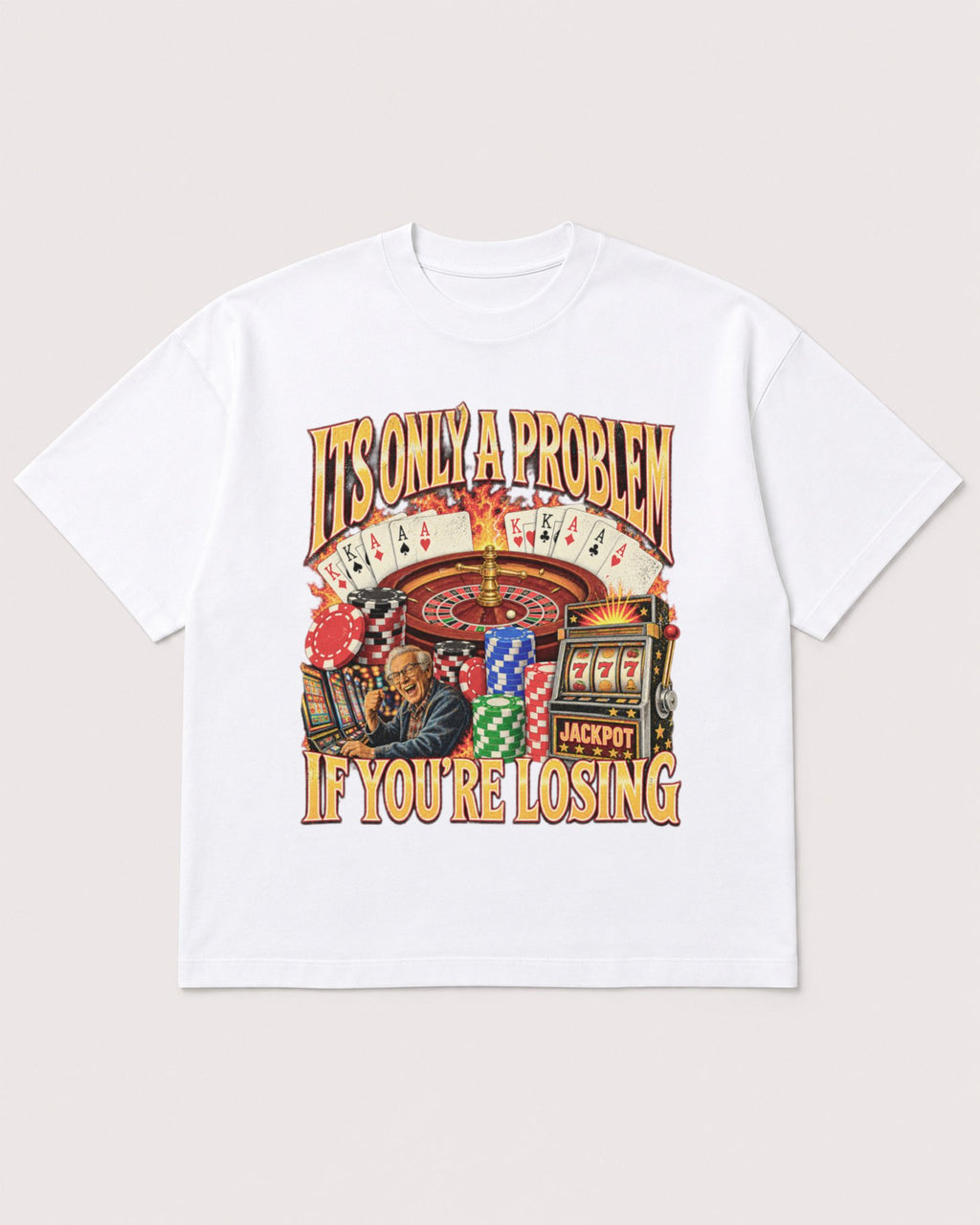 Mockup Boxy Heavyweight Tee White product