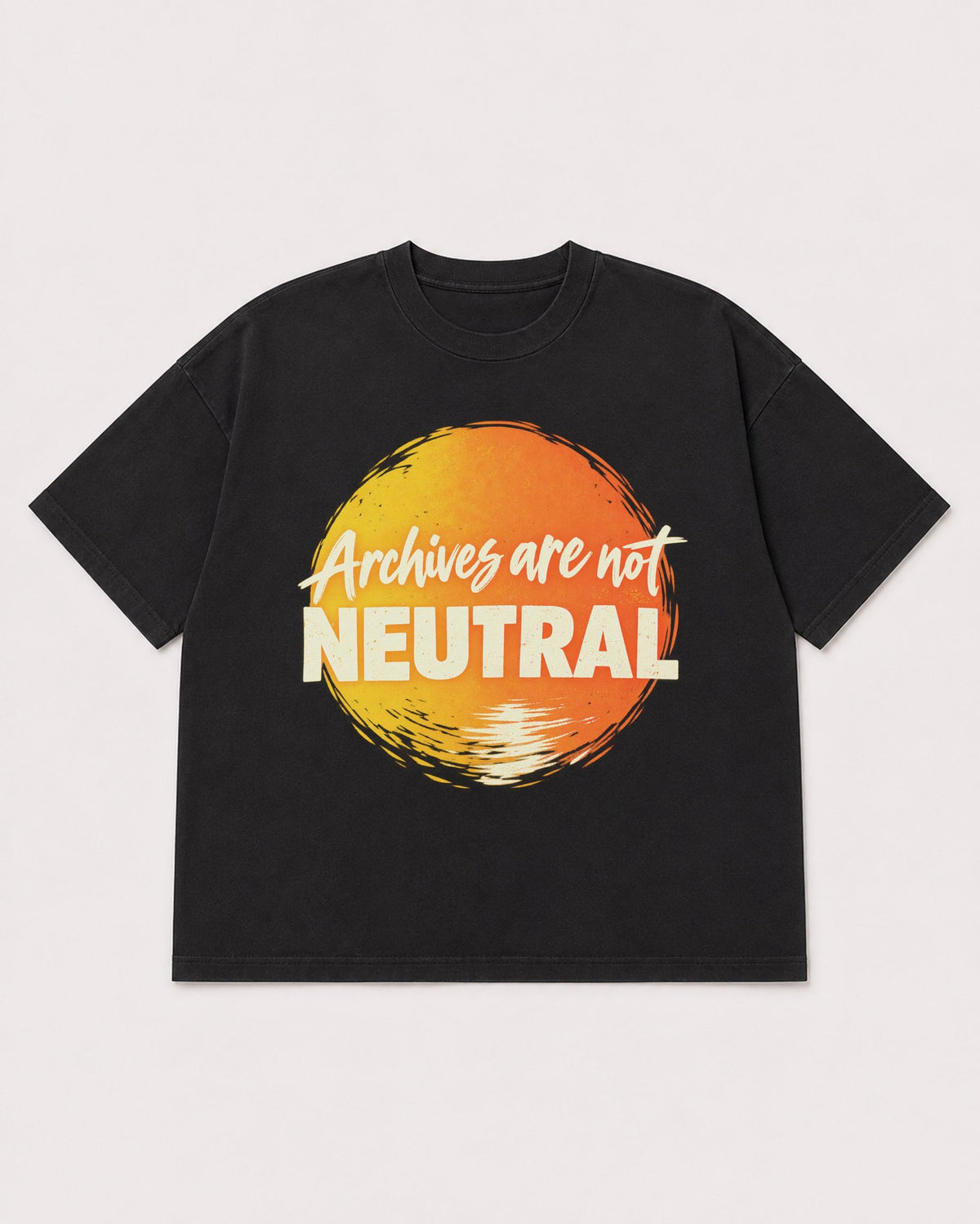 Mockup Boxy Heavyweight Tee Black product