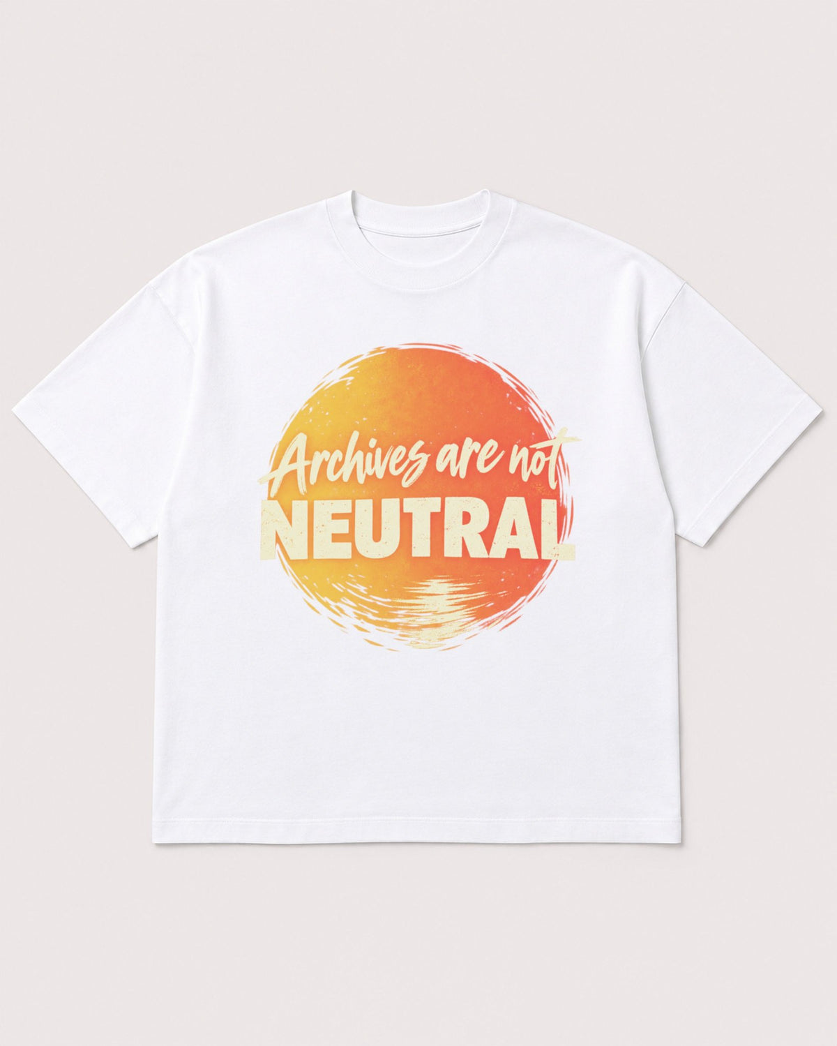 Mockup Boxy Heavyweight Tee White product