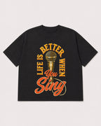 Mockup Boxy Heavyweight Tee Black product