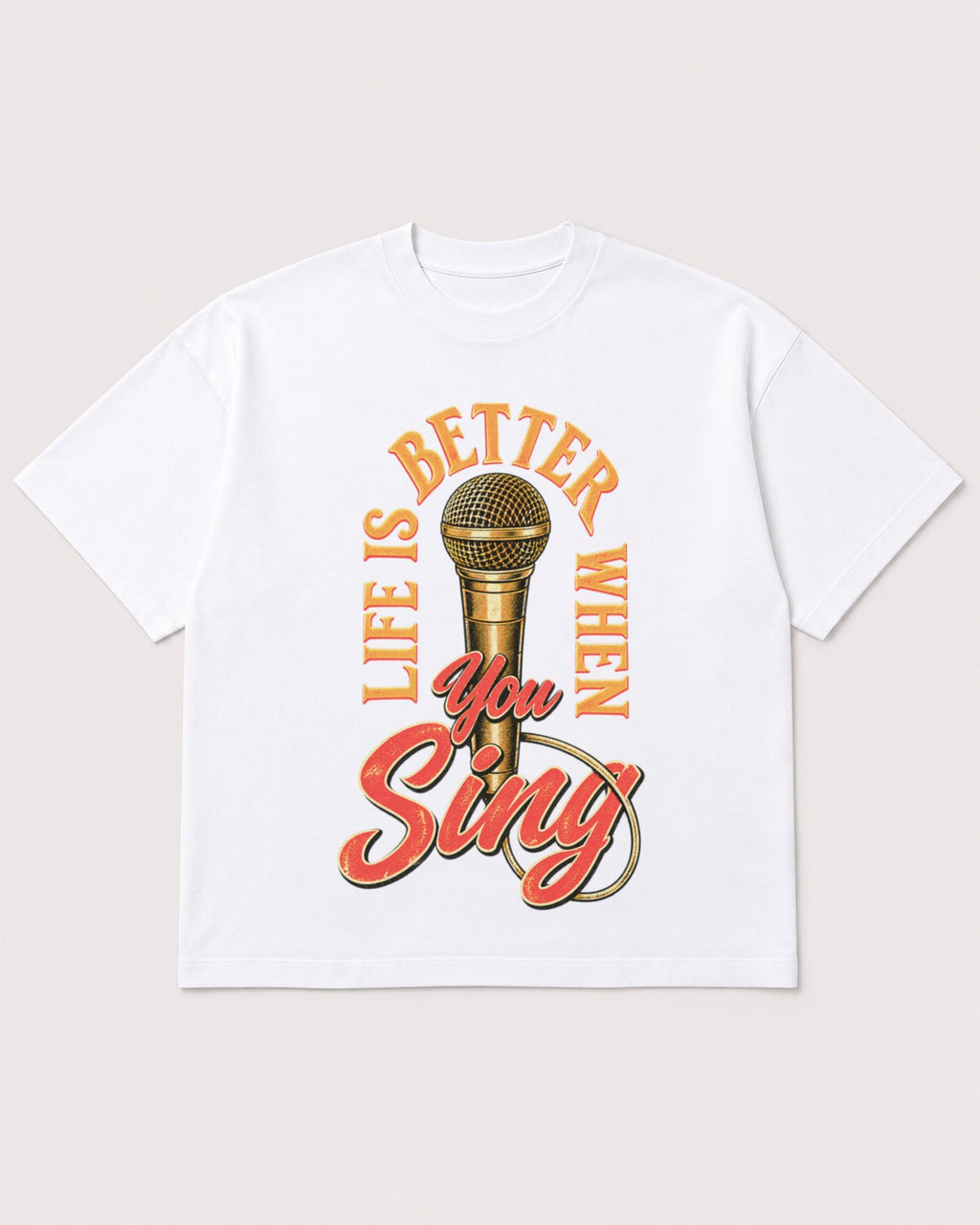Mockup Boxy Heavyweight Tee White product
