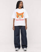 Mockup Boxy Heavyweight Tee White female full-body 04